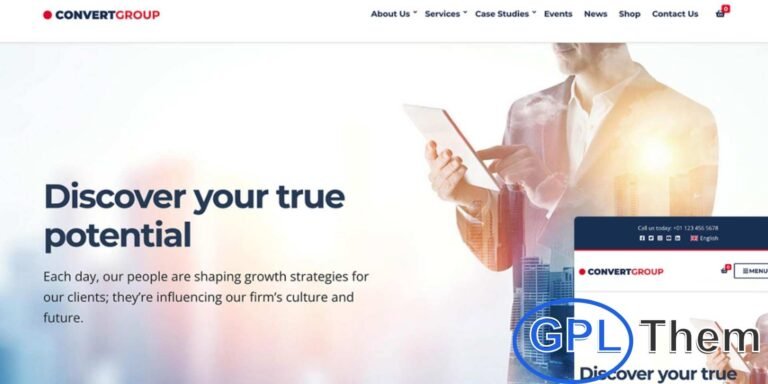 CSSIgniter – Convert WordPress Theme Download the CSSIgniter Convert WordPress Theme, a modern and versatile theme designed for business websites, startups, and corporate portfolios. With its clean and professional layout, Convert makes it easy to showcase services, projects, team members, and client testimonials in an engaging way.