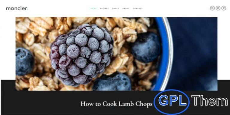 Moncler – Food Blog Elementor Template Kit Moncler is a stylish Elementor Template Kit crafted for food bloggers, chefs, and culinary enthusiasts who want to share recipes and food stories online. Its clean and well-balanced design ensures your content stands out while offering a seamless reading experience.