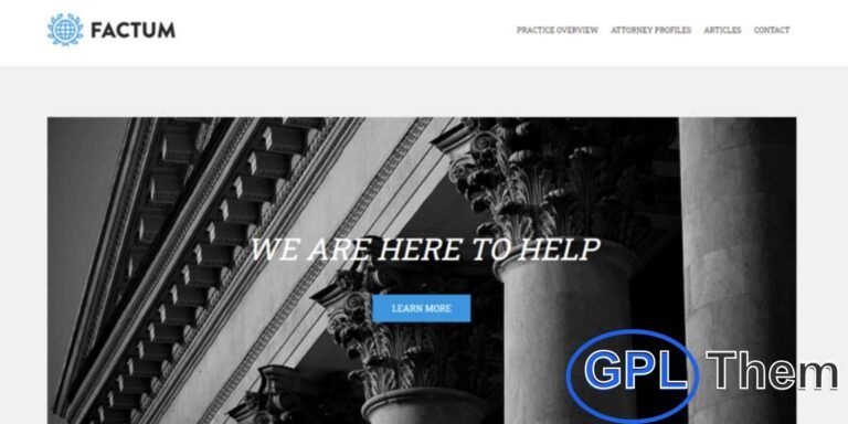 CSSIgniter – Factum WordPress Theme