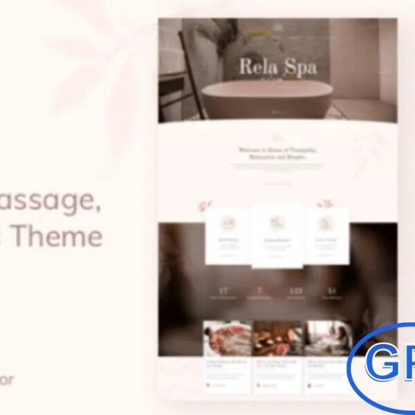 Rela – Spa & Massage WordPress Theme Rela is a modern and elegant WordPress theme designed specifically for spas, wellness centers, and massage therapy businesses. Its clean and soothing design helps create a professional online presence that reflects relaxation and wellness. Fully responsive and mobile-friendly, Rela ensures your website looks perfect on desktops, tablets, and smartphones.