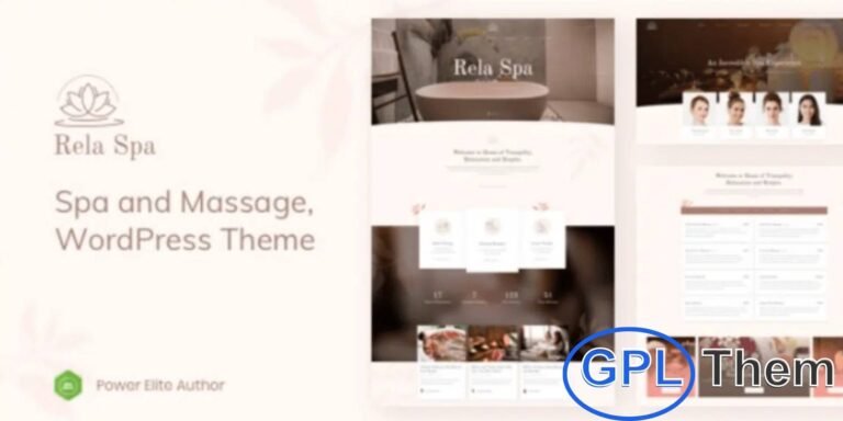 Rela – Spa & Massage WordPress Theme Rela is a modern and elegant WordPress theme designed specifically for spas, wellness centers, and massage therapy businesses. Its clean and soothing design helps create a professional online presence that reflects relaxation and wellness. Fully responsive and mobile-friendly, Rela ensures your website looks perfect on desktops, tablets, and smartphones.
