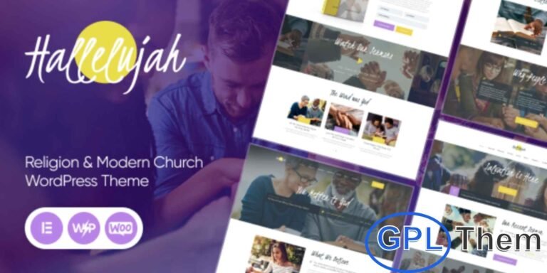 Hallelujah – Religion & Church Theme