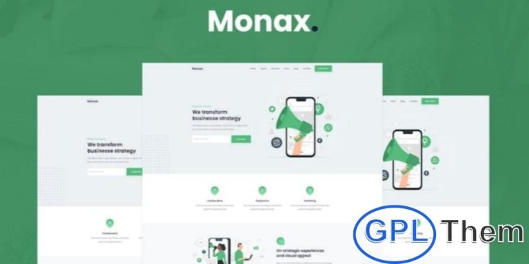 Monax – SaaS & Startup Elementor Template Kit Monax is a professional Elementor Template Kit built for SaaS, startups, mobile apps, and business websites. With its clean and modern design, this kit helps you create a high-performing online presence that attracts and converts visitors. It includes fully responsive layouts that adapt seamlessly across all devices, ensuring a smooth browsing experience.