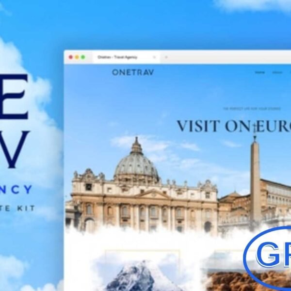 Onetrav – Travel Agency Elementor Template Kit Onetrav is a modern and responsive Elementor Template Kit designed for travel agencies, tour operators, and travel service businesses. Perfect for creating websites for trip bookings, travel packages, and destination showcases, it provides a professional and engaging platform.