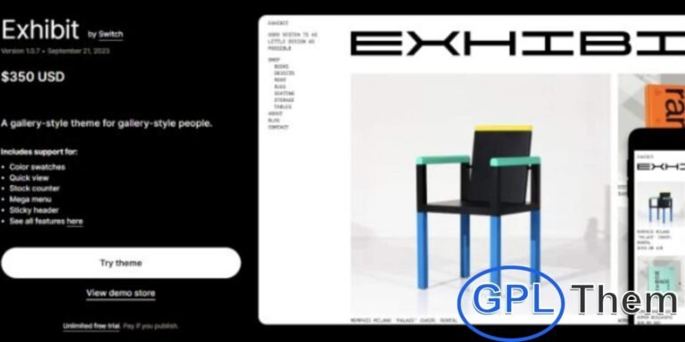 Exhibit – Portfolio & Business WordPress Theme Exhibit is a versatile WordPress theme designed for businesses of all sizes to showcase their work with style. Perfect as both a portfolio and a blog, it allows you to highlight projects while keeping clients and customers updated with news and insights.