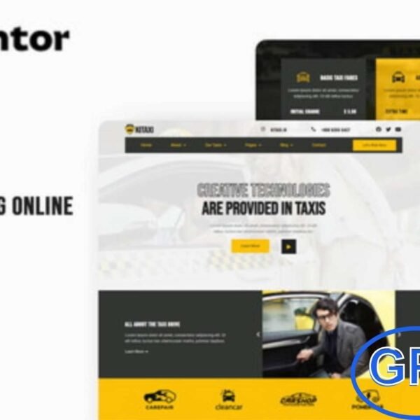Kitaxi – Online Taxi Booking Elementor Template Kit Kitaxi is a modern Elementor Template Kit built for online taxi booking, cab services, car rentals, and taxi agencies.