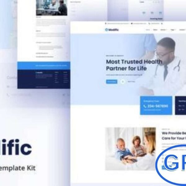 Medific – Medical Elementor Template Kit Medific is a modern Elementor Template Kit designed for medical and healthcare websites. Perfect for clinics, hospitals, doctors, and other health-related businesses, it features a clean, professional, and fully responsive design.