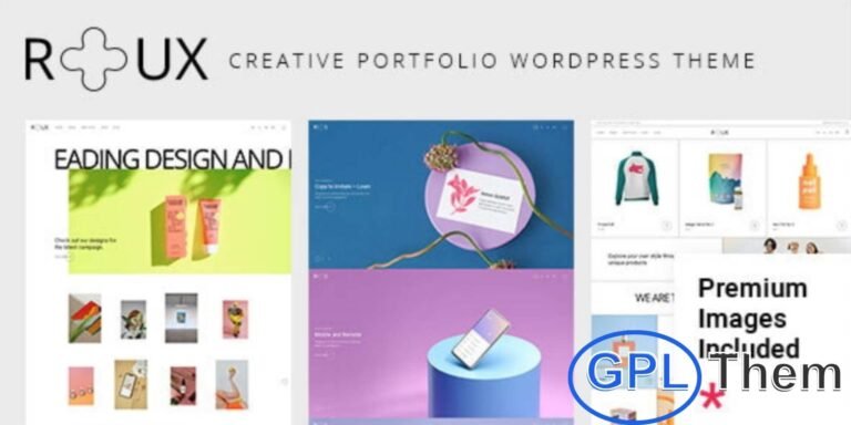Roux – Animated & Fullscreen Portfolio WordPress Theme Roux is a modern and creative WordPress portfolio theme designed to give your website a vibrant and professional edge. Perfect for designers, branding agencies, freelancers, and creative studios, Roux comes with stunning fullscreen layouts, animated elements, and a wide variety of portfolio and gallery options.