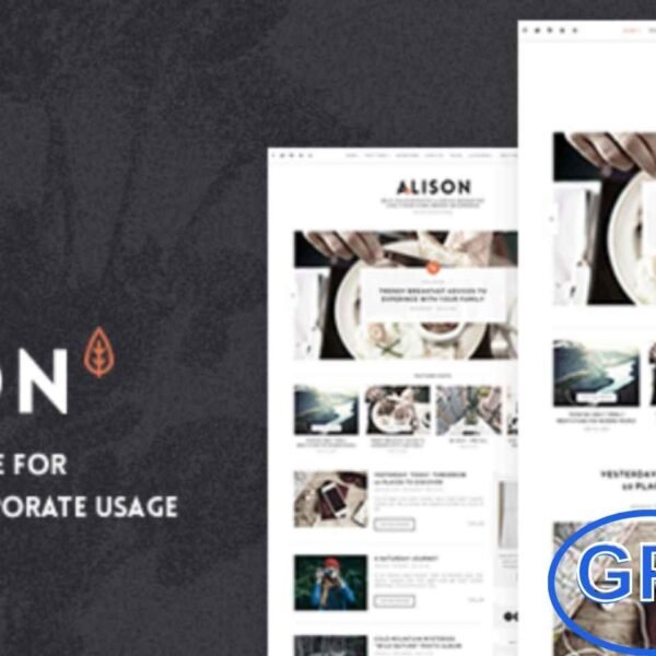 Anne Alison – Soft Personal Blog Theme