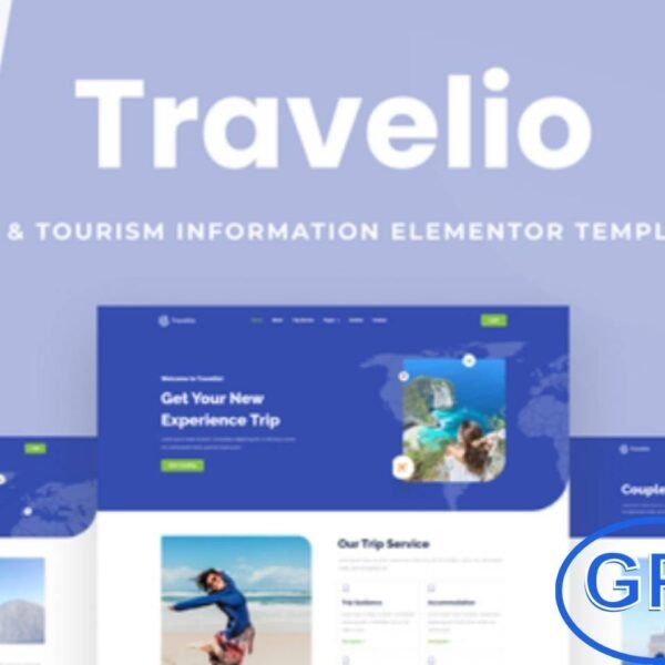 Travelio – Travel & Tourism Elementor Template Kit Travelio is a modern and professional Elementor Template Kit designed for travel agencies, tourism businesses, and tour operators.