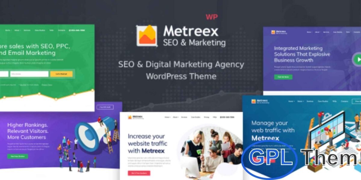 Metreex – SEO Marketing WordPress Theme