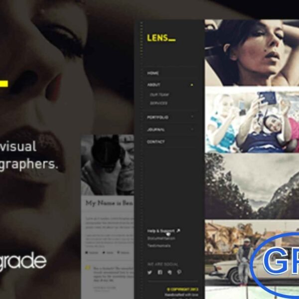 Lens – Photo-Oriented WordPress Theme for Storytellers Lens is a beautifully crafted WordPress theme designed for photographers, bloggers, scrapbookers, and writers who love telling stories through images. With its clean and modern design, this photo-oriented theme puts your visuals at the center of attention while complementing them with engaging text.