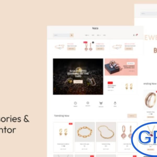 Nara – Jewelry Accessories Store Template Kit Nara is a stylish Elementor Template Kit designed for jewelry stores, fashion accessory shops, and online gift boutiques. Perfect for retail jewelers, handmade jewelry designers, and luxury product manufacturers, it allows you to create a modern eCommerce website with ease.