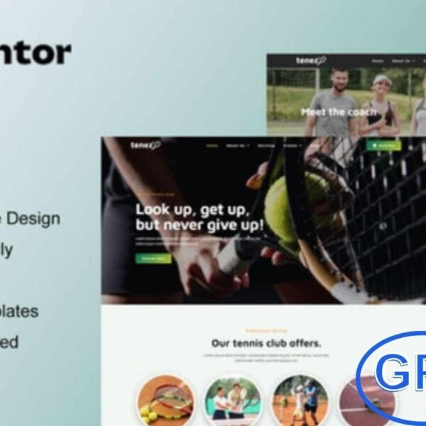 Tenez – Tennis School & Club Elementor Template Kit Tenez is a modern and professional Elementor Template Kit designed for tennis schools, clubs, and tennis training websites.
