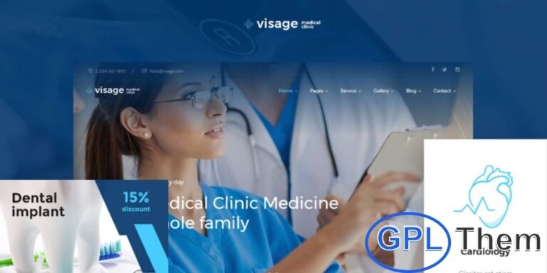Visage – Medical & Health WordPress Theme