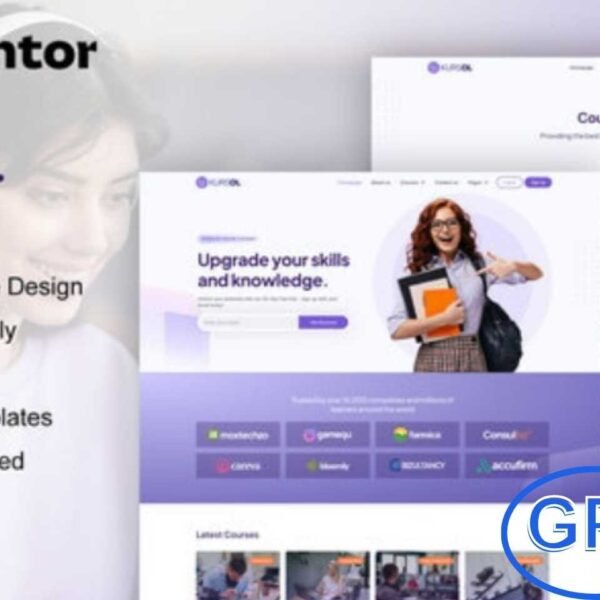 Kursol – Online Course & Education Elementor Pro Template Kit Kursol is a modern Elementor Pro Template Kit designed for online courses, e-learning platforms, and educational websites. Featuring 12+ pre-built templates with a clean and contemporary design, it is perfect for creating websites for schools, universities, academies, and training centers.