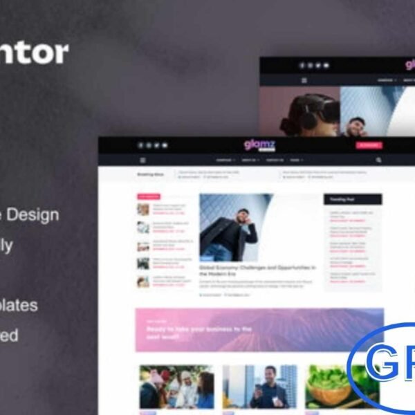 Glamz – News & Magazine Elementor Template Kit Glamz is a modern Elementor Pro Template Kit designed for news portals, online magazines, and blog websites. Featuring clean and professional layouts, it provides an attractive design for publishing articles, tutorials, features, and trending stories.
