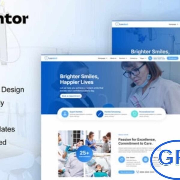 LuxeDent – Dentist & Dental Care Elementor Pro Template Kit LuxeDent is a modern Elementor Pro Template Kit designed for dentists, dental clinics, and healthcare professionals. Featuring 12+ pre-built templates with a clean, professional, and contemporary design, it is perfect for creating websites for dental services, medical practitioners, and healthcare facilities.