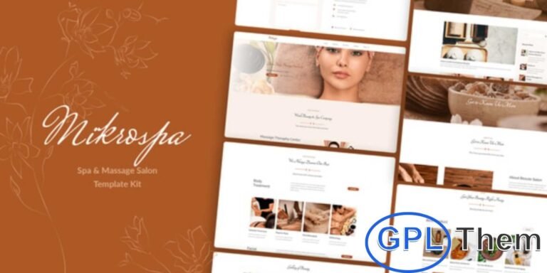 Mikrospa – Spa & Massage Elementor Template Kit Mikrospa is a beautifully designed Elementor Template Kit crafted for spas, massage centers, wellness retreats, and beauty care businesses. With 11+ professionally built pages and customizable elements, it allows you to create a stunning and fully responsive website tailored to your needs.