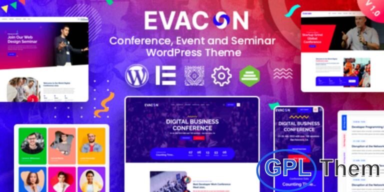 Evacon – Event & Conference WordPress Theme