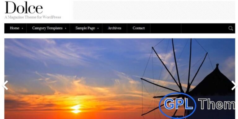 CSSIgniter – Dolce WordPress Theme Download the CSSIgniter Dolce WordPress Theme, a modern and stylish theme designed for magazines, lifestyle blogs, and online publications. With its elegant and content-focused layout, Dolce makes it easy to showcase articles, images, videos, and featured posts in a professional and engaging way.