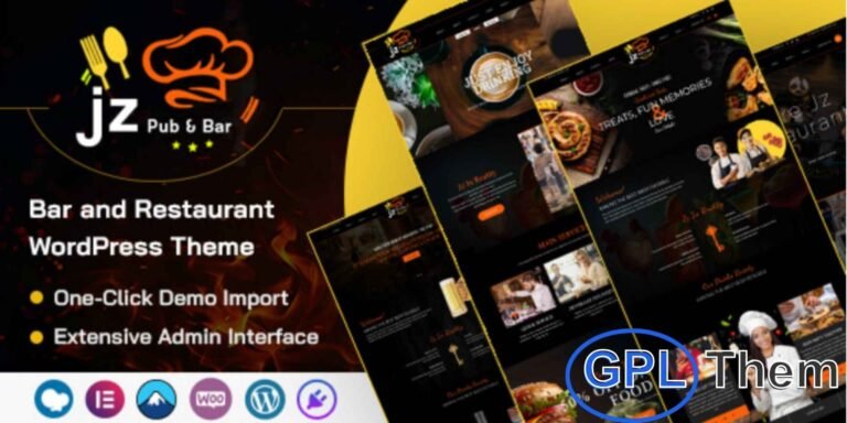 Jz Pub & Bar WordPress Theme