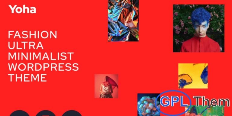 Yoha – Fashion Ultra Minimalist WordPress Theme Yoha is a sleek and ultra-minimalist WordPress theme crafted for photographers, fashion designers, and creative professionals. With its clean design and stylish layout, it provides the perfect platform to showcase exclusive photography or fashion projects online.