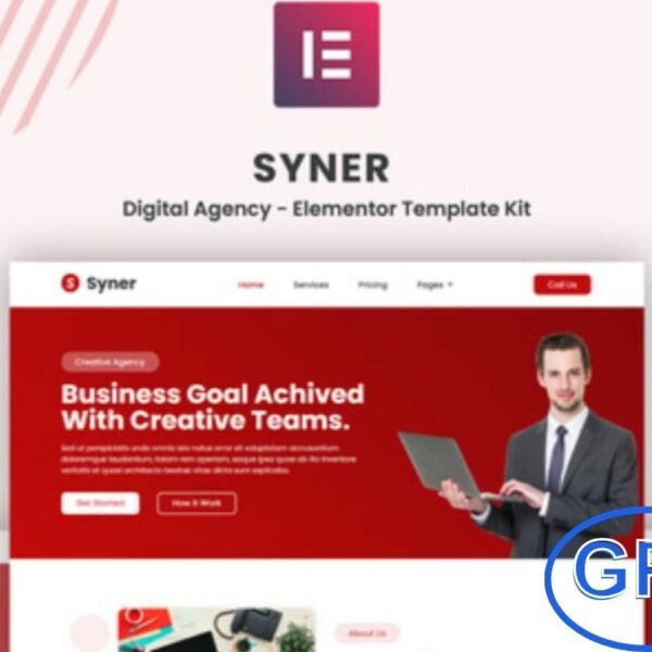 Syner – Creative Agency Elementor Template Kit Syner is a modern and clean Elementor Template Kit designed for creative agencies, marketing firms, and digital studios.