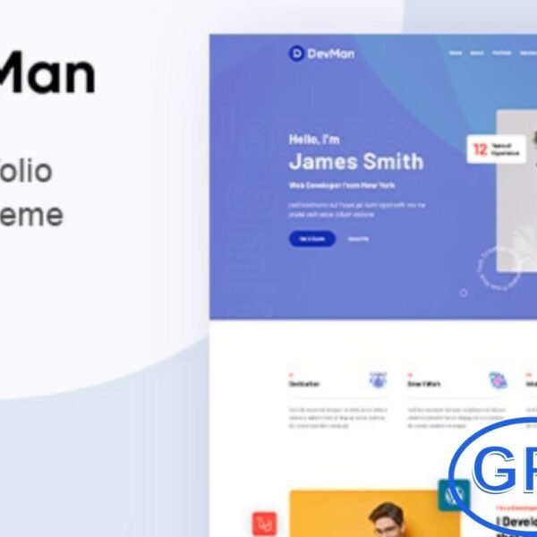 Devman – Personal Portfolio WordPress Theme Devman is a versatile personal portfolio WordPress theme designed for creatives, startups, agencies, freelancers, and businesses.