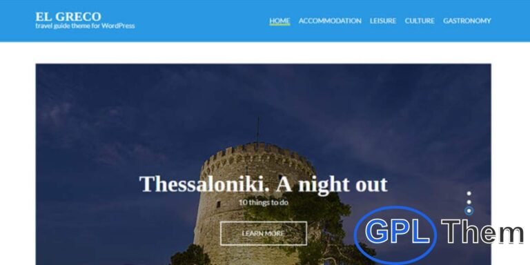 CSSIgniter – El Greco WordPress Theme