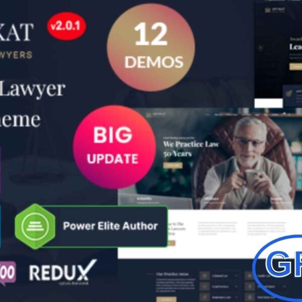 Advokat – Lawyer & Law Firm WordPress Theme Advokat is a modern, clean, and fully responsive WordPress theme designed specifically for lawyers, law firms, attorneys, consultants, and other legal professionals. Perfect for legal corporations, advisors, justice organizations, and law-related businesses, this theme provides a professional online presence.