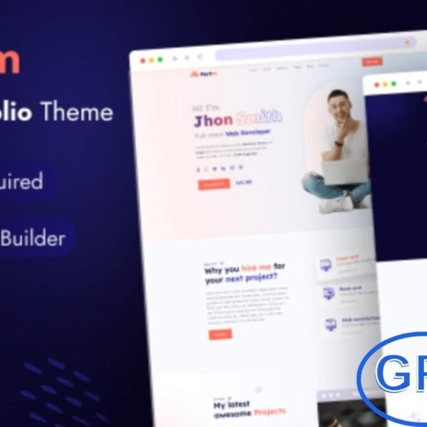 Portm - Personal Portfolio WordPress Theme