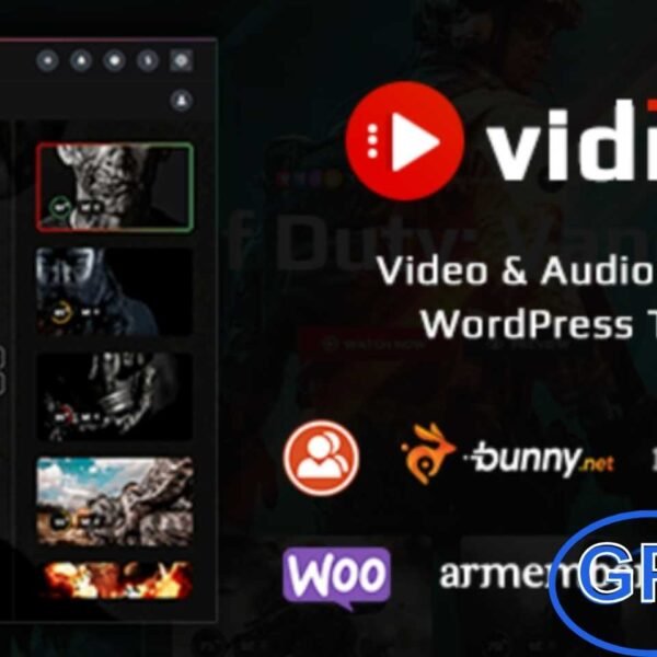 VidMov – Video & Audio Podcast WordPress Theme VidMov is a modern WordPress theme designed for video creators, podcasters, and multimedia bloggers. Perfect for showcasing videos, audio podcasts, and streaming content, it provides a sleek and professional platform to engage your audience. Fully responsive and mobile-friendly, VidMov ensures your media looks stunning on desktops, tablets, and smartphones.