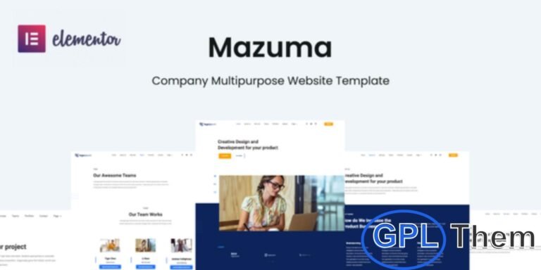 Mazuma – Business Elementor Template Kit Mazuma is a modern Elementor Template Kit designed for businesses, startups, and corporate websites. Featuring a clean, professional, and fully responsive design, it allows you to showcase services, projects, and company information effectively.
