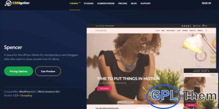CSSIgniter – Spencer Ignition WordPress Theme