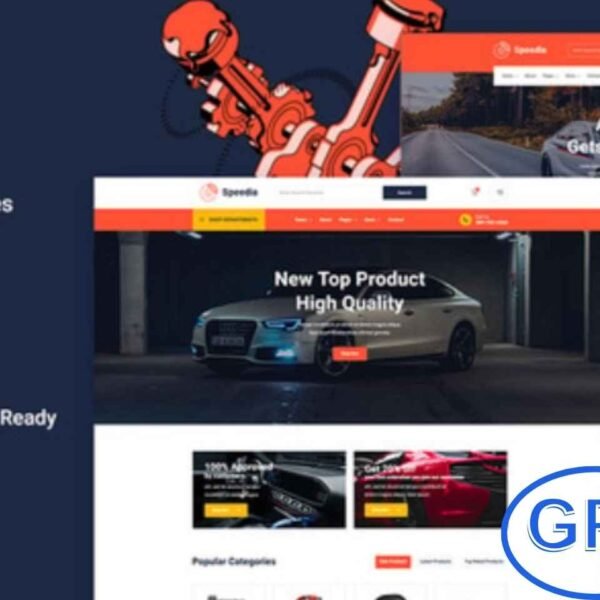 Speedia – AutoParts & Accessories Elementor Template Kit Speedia is a modern Elementor Template Kit designed for AutoParts, Car Accessories, and automotive shops. With fully customizable pre-built templates, you can easily showcase products, highlight services, and boost your online store.