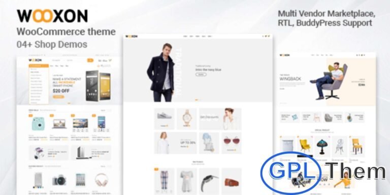 Wooxon – WooCommerce WordPress Theme Wooxon is a professional WooCommerce WordPress theme designed for building powerful and feature-rich online stores. Perfect for digital shops, clothing stores, electronics, furniture, luxury goods, cosmetics, books, and multi-vendor marketplaces, Wooxon offers unmatched flexibility for any eCommerce business.