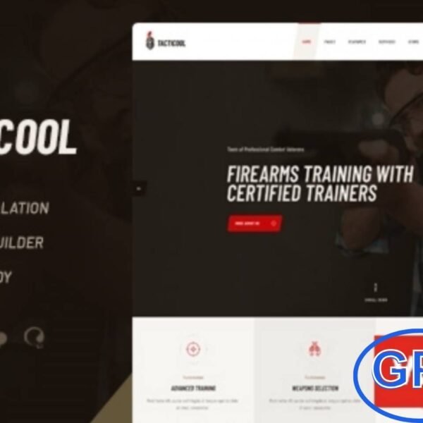 Tacticool – Shooting Range & Gun Store WordPress Theme Tacticool is a modern and powerful WordPress theme designed for shooting clubs, gun stores, firearms training schools, and shooting ranges. Perfect for showcasing your firearm classes, gun collections, and shooting events, this theme combines functionality with a sleek, professional design.