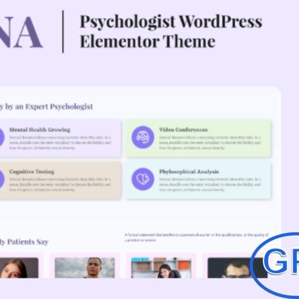 SABINA – Psychologist & Therapist WordPress Theme SABINA is a modern and responsive WordPress theme designed specifically for psychologists, therapists, and counselors. Built with Elementor and the Power Pack plugin, this theme offers a wide range of customizable widgets, making it easy to create a professional and personalized website without any coding skills.