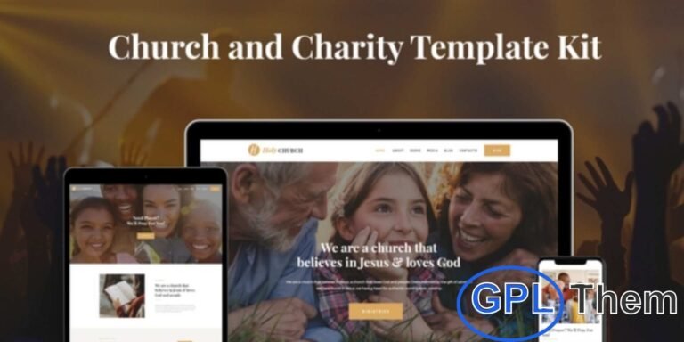 Holy – Church & Charity Elementor Template Kit Holy is a beautifully designed Church & Charity Elementor Template Kit tailored for modern non-profit organizations, churches, and faith-based communities. Perfect for Christian ministries, prayer groups, charity foundations, volunteer organizations, and believer communities, it helps you build a meaningful online presence with ease.