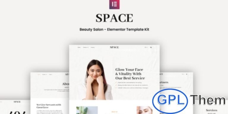 Space – Beauty Salon Elementor Pro Template Kit Space is a modern Elementor Pro Template Kit designed for beauty salons, skincare clinics, and wellness websites. Featuring clean, stylish layouts, this kit makes it easy to build a professional and visually appealing website using Elementor.