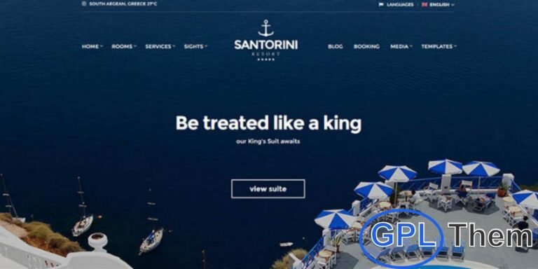 CSSIgniter – Santorini Resort WordPress Theme