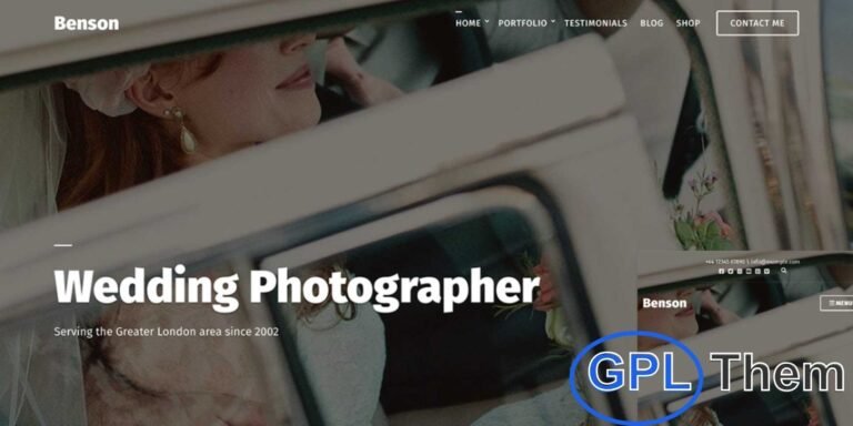 CSSIgniter – Benson WordPress Theme