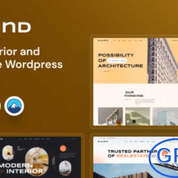Ailand – Interior & Architecture WordPress Theme Ailand is a modern WordPress theme crafted for interior designers, architects, and creative agencies. Designed to showcase projects and services with elegance, it transforms your portfolio into a visually stunning online experience. The theme features fully responsive layouts, ensuring your website looks perfect on desktops, tablets, and mobile devices.