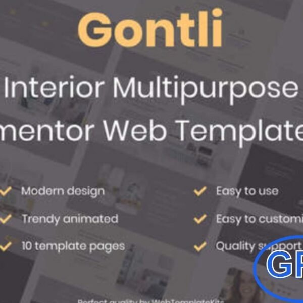 Gontli – Interior Multipurpose Elementor Template Kit Gontli is a modern and stylish Interior Multipurpose Elementor Template Kit crafted for interior design, home decor, and furniture businesses. Perfect for interior designers, decorators, architects, and home styling services, it helps you showcase projects, services, and products in a professional way.