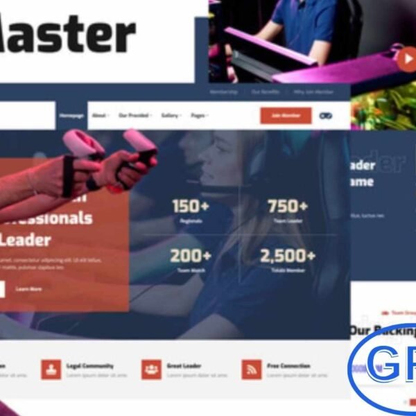Master – eSports Team & Gaming Community Elementor Template Kit Master is a modern Elementor Template Kit designed for eSports teams, gaming communities, and online gaming organizations. Featuring clean and professional layouts, it includes a collection of ready-to-use templates that are fully responsive and easy to customize with Elementor.