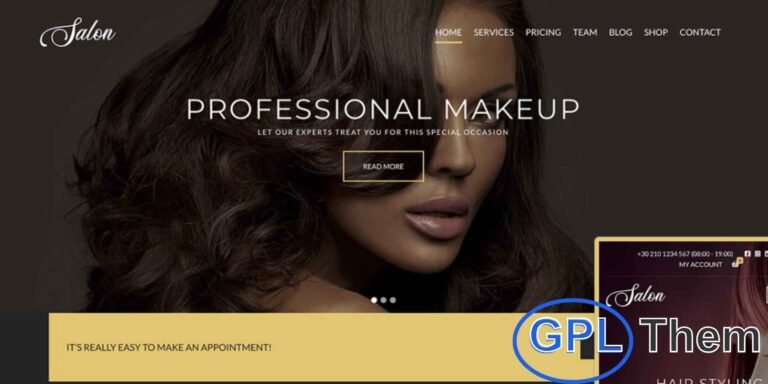 CSSIgniter – Salon WordPress Theme