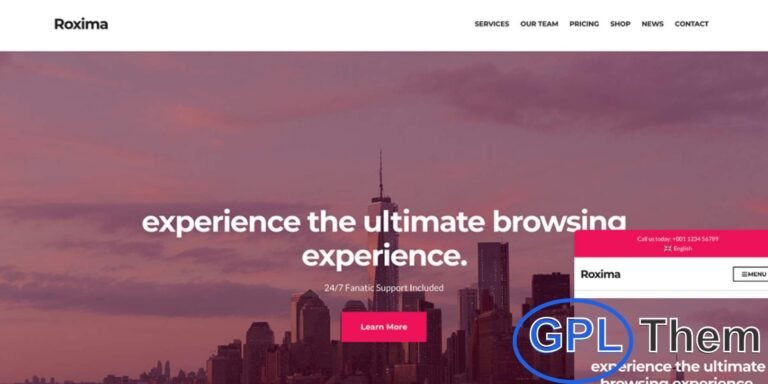 CSSIgniter – Roxima WordPress Theme
