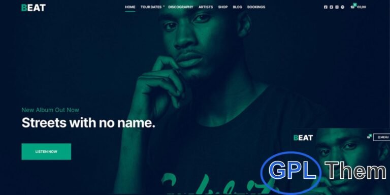 CSSIgniter – Beat WordPress Theme