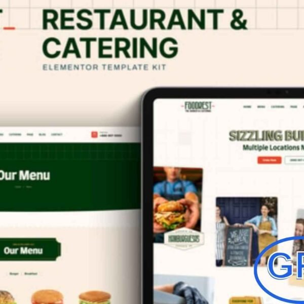 Foodrest – Restaurant & Catering Elementor Template Kit Foodrest is a professional Elementor Template Kit designed for restaurants, catering services, cafés, burger joints, and local food businesses. This template kit helps you showcase your services, menu, and special offers in a modern and engaging way.